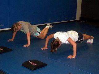Volleyball Workout Pushups